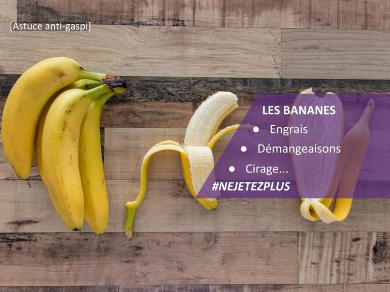 Astuce anti-gaspillage : la banane
