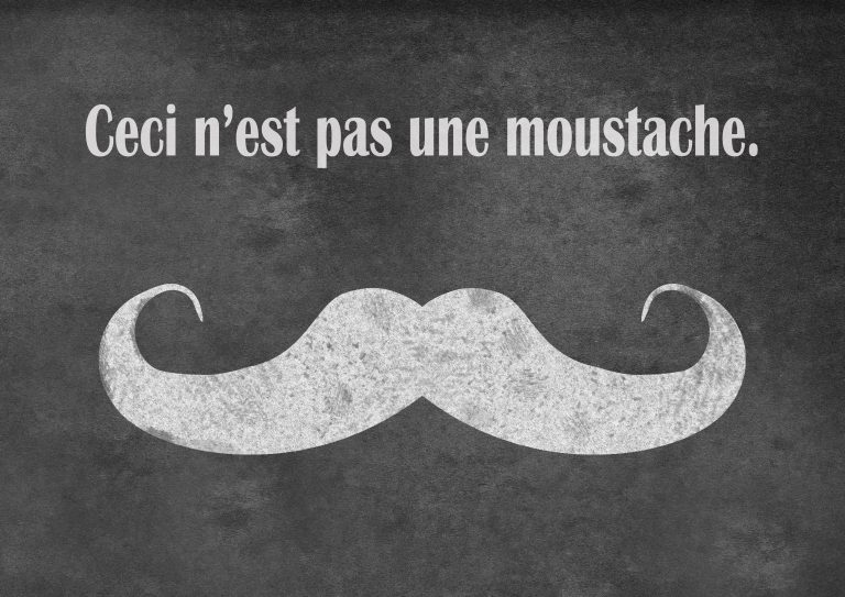 Ceci n'est pas une moustache