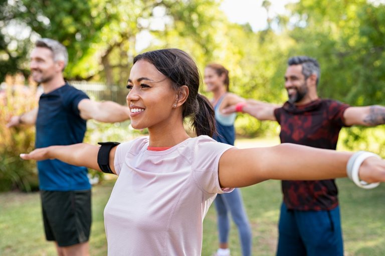 Femme qui fait du sport